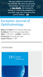 Mobile Screenshot of eur-j-ophthalmol.com