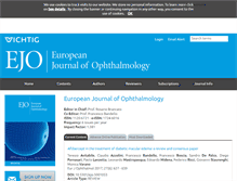 Tablet Screenshot of eur-j-ophthalmol.com